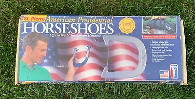 Vintage St. Pierre Presidential Horseshoe Set New Open Old Stock • $99