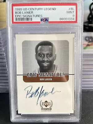 1999 Upper Deck Century Legends Epic Signatures Bob Lanier PSA 9 Pop 12 Auto • $55