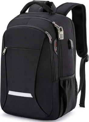 $36.11 • Buy College School Backpack Laptop Bag Backpack For With USB Charging/Headphone Port