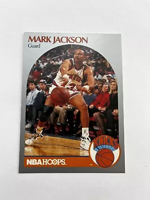 Mark Jackson 1990-91 Hoops Card #205 Menendez Brothers In Background Knicks • $8.50