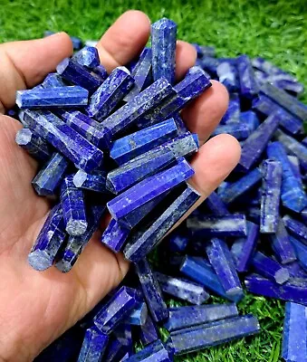 Lapis Lazuli Pendants 10 Pieces Lot Of 70to75 Grams With Superb Luster Quality • $10