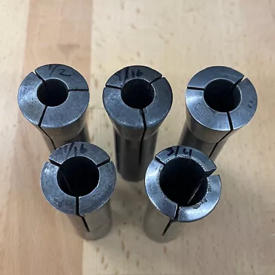 5 Pc R8 Collet Set Bridgeport Mill Machinist Tools Chuck  Holder • $35