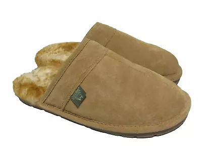 Cloud Nine Suede Men’s L Scuff Comfort Slippers Indoor Outdoor Chestnut Suede • $47.39