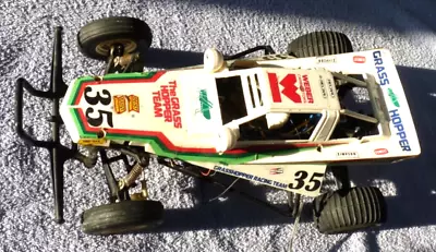 Tamiya Grasshopper RC Model Kit  No 5843. For Parts Not Working But With Boxes • £50