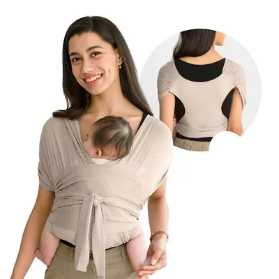 £14.67 • Buy Adjustable Baby Braces Grid Wrap Carrier Pouch Infant Breastfeeding Sling