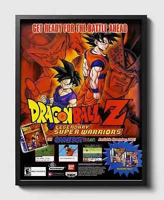 Dragon Ball Z Legendary Super Warriors Nintendo GBC Glossy Promo Poster G1510 • $14.98