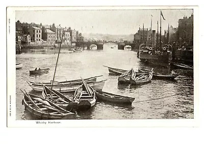 Yorkshire. Whitby Harbour. Published By Hood Of Middlesbrough. • £2.99