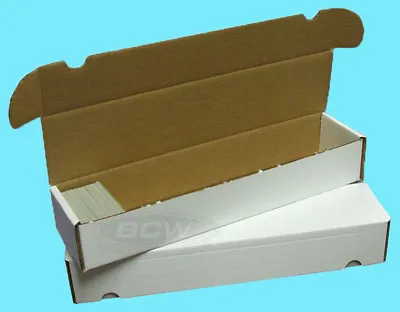 3 BCW 930 COUNT CARDBOARD CARD STORAGE BOXES Trading Sports Case Baseball MTG • $14.89