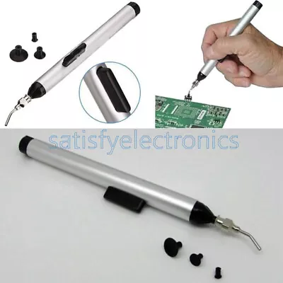 L7 IC SMD SMT Easy Pick Picker Tool Vacuum Sucking Pen 3 Suction Headers FFQ 939 • $1.78