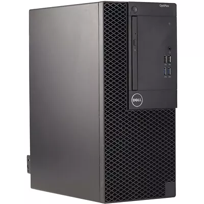 Dell PC Desktop I5 Tower Computer 16GB RAM 2TB HDD Windows 10 Wi-Fi DVD/RW • $144.98