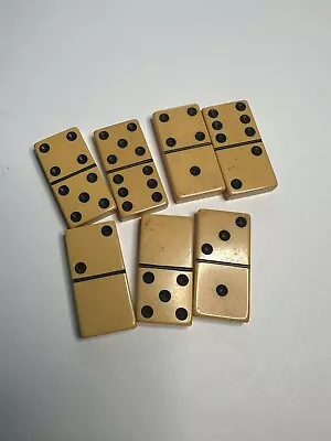 Rare Vintage Miniature Bakelite Dominos Sold Individually Use For Crafts Jewelry • $4