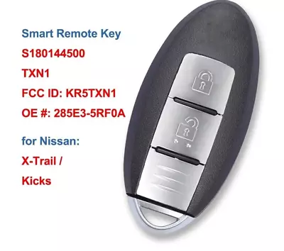 Smart Remote Key Fob 2 Buttons 433.92MHz 4A For Nissan • $63.72