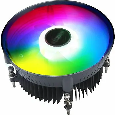 Akasa Vegas Chroma LG Intel CPU Cooler LGA 1150 1151 1155 1200 PWM LED Fan 4PIN • £24.53
