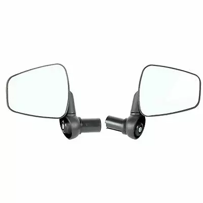 2 Pair Zefal Dooback Mirror Right Left And Bike Cycle Bicycle MTB Hybrid Black • £20.25