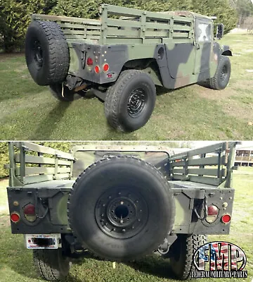 Military Humvee Spare Tire Carrier - Tailgate Mounted M998 M1038 H-1 Hummer • $199.95