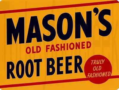 Mason's Root Beer 9  X 12  Sign • $14.99