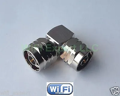 N Male To N Male Plug Right Angle In Series RF Adapter Connector 90° L Type USA • $11.74