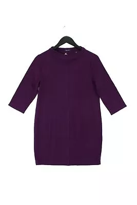 Marc O'Polo Women's Mini Dress UK 12 Purple 100% Viscose • £11.60