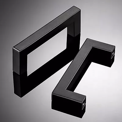 £2.87 • Buy Kitchen Cabinet Cupboard Bar Door Handle Square Drawer Handles 96-256mm Hole
