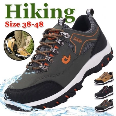 £17.99 • Buy UK Mens Absorbing Shock Trainers Running Shoes Casual Lace Up Gym Walking Sports