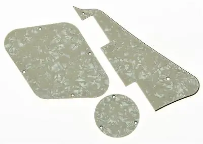 LP Pickguard Rear Plate Switch Cavity Covers For Gibson Les Paul Aged Pearl • $13.66