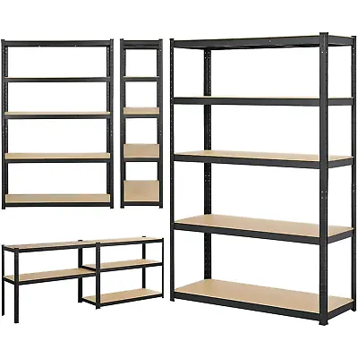 Heavy Duty Metal Muscle Rack Shelving Storage 43 W X 18 D X 71 H Garage 5 Shelf • $59.99