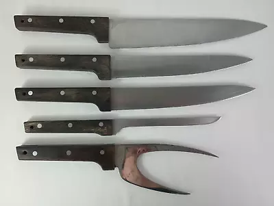 Vernco Stainless Steel Hand-Honed HI-CV Knives And Fork Japan Lot Of 5 • $24.99