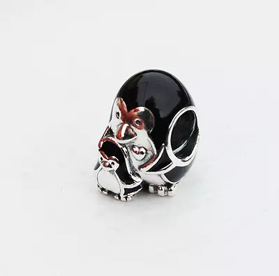 Genuine Pandora Charm  Penguin Family  Black Enamel - 791404EN60 - Retired • £49.69