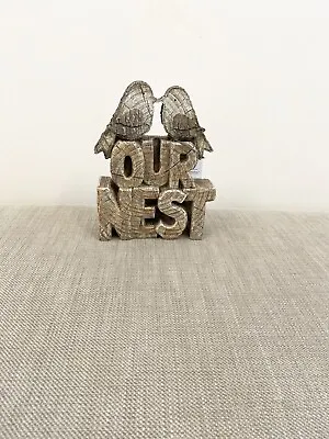 £13.80 • Buy NEXT Our Nest Ornament/Love Bird Sculpture/Animal Figures Party Wedding Gift New