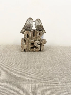 £13.80 • Buy NEXT Our Nest Ornament/Love Bird Sculpture/Animal Figures Party Wedding Gift New
