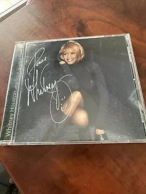 Rare - Whitney Houston AUTOGRAPHED Signed Peace CD MY LOVE IS YOUR LOVE • $599.99