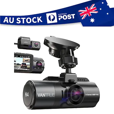 Vantrue N4 Three Channel 4K Dash Cam 4K+1080P Front And Rear 1440P+1440P Front • $449