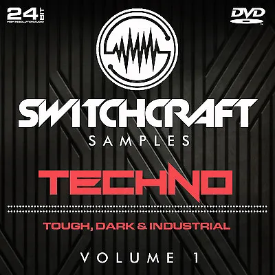 Techno Vol 1 - 24bit Wav Studio / Music Production Samples - Dvd • £4.99