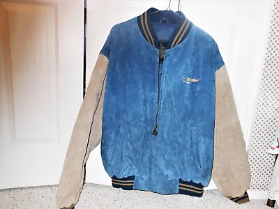 Ryder Transportation Blue Suede Jacket Size XL • $35