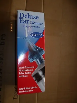  Deluxe Ear Cleanser Syringe Soft Tip New Unused • £10