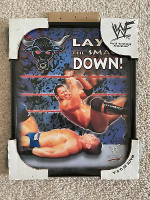 The Rock Frame Photo Artwork WWF WWE 2000 Vtg Dwayne Johnson New Captiva Plastic • $7.99