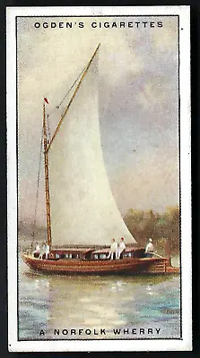 Ogdens - Yachts & Motor Boats - #31 Norfolk Wherry • £2