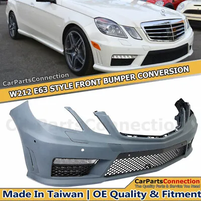 Front Bumper With Sensor Holes E63 Style For Mercedes Benz E-Class 10-13 W212 • $599