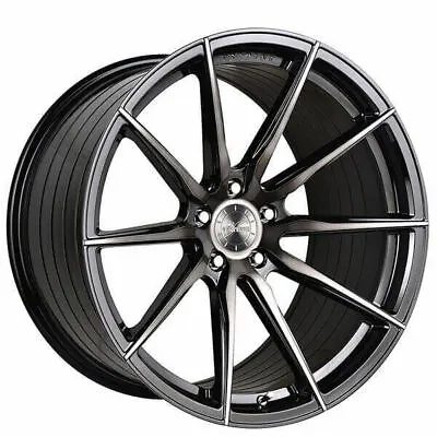 (4) 21  Staggered Vertini Wheels RFS1.1 Gloss Black Tinted Face Rims (B4) • $1900