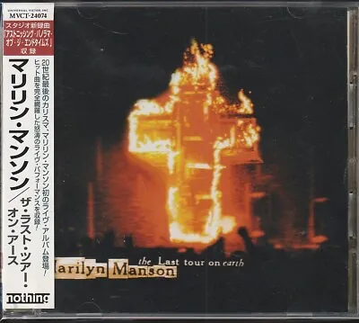 Marilyn Manson – The Last Tour On Earth Japan CD W/obi MVCT-24074 • $17.99