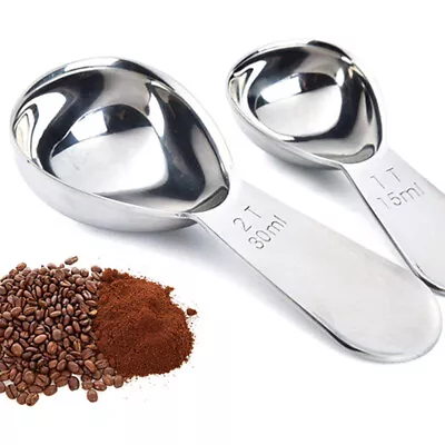  Stainless Tea Leaves Scoops Coffee Measuring Spoon Seasoning • £8.58