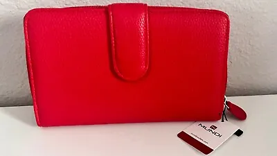 Mundi My Big Fat Wallet/Clutch With Safe Keeper RFID Blocking Red • $29.99