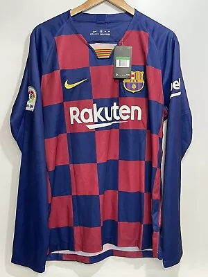 Nike Jersey Barcelona Rakuten Lionel Messi Soccer Dri Fit Men’s Size XL NWT • $49