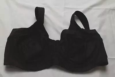 Miss Mary Of Sweden Women's Wired Stay Fresh T-Shirt Bra DM9 Black Size US:46B • $29.99