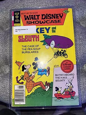 WALT DISNEY SHOWCASE #39 F Mickey Mouse Gold Key Comics 1977 Stock Image • $9.99