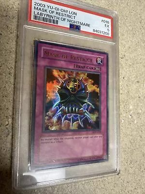 Yu-Gi-Oh! TCG Mask Of Restrict Labyrinth Of Nightmare LON-018 Unlimited Ultra... • $55