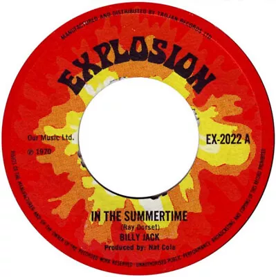 Billy Jack (4) / Nat Cole - In The Summertime / Apollo Moon Rock (7  Single) (V • $29.05
