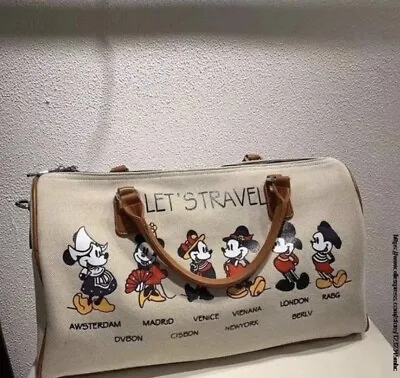 Mickey Mouse Travel Bag Duffle Luggage Suitcase Overhead Ryanair EasyJet Baggage • £46