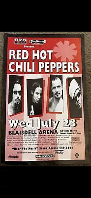 🔴RED HOT CHILI 🌶️PEPPERS Hawaii🌈 Concert Poster Wednesday July 23rd Blaisdell • $21
