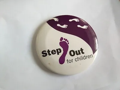 Step Out For Children Picture Badge • £2.50